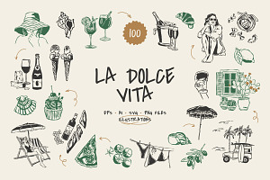 La Dolce Vita Illustrations