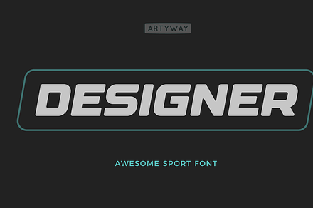 Headline Design Font, a Sans Serif Font by artyway