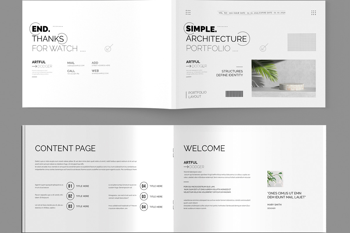 Modern Architecture Portfolio, a Brochure Template by MightyDesign (Photo 2 of 8)