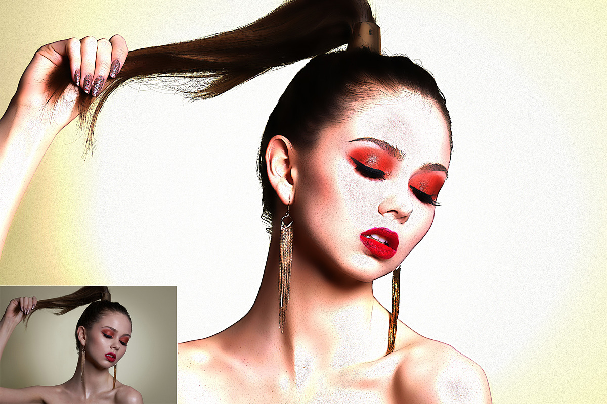 Comic Book Effect Photoshop, an Action Add-On by liptouse (Photo 4 of 9)
