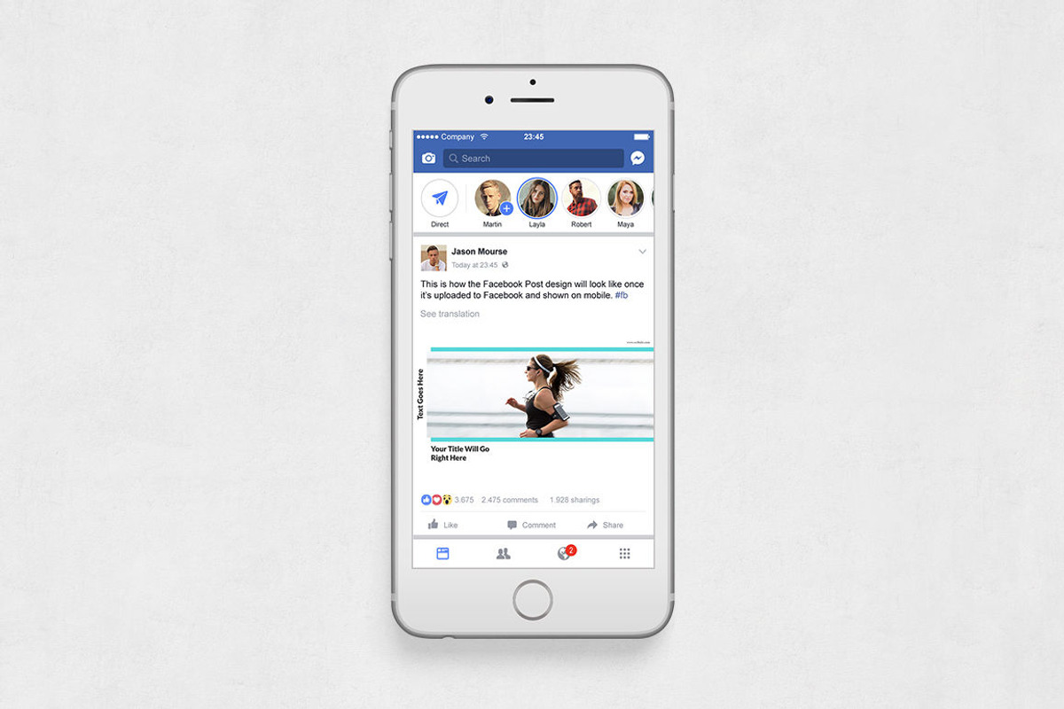 Fitness Facebook Posts, a Social Media Template by Social Corner Graphics (Photo 6 of 7)