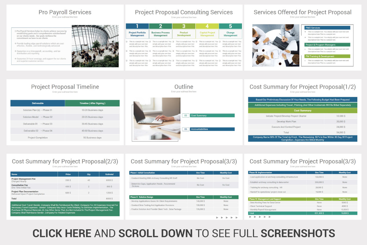 Project Proposal PowerPoint Design, a Presentation Template by OceanArt (Photo 6 of 13)