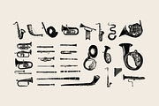 Musical instruments illustrations, an Illustration by Zhuna (Thumbnail 3 of 16)
