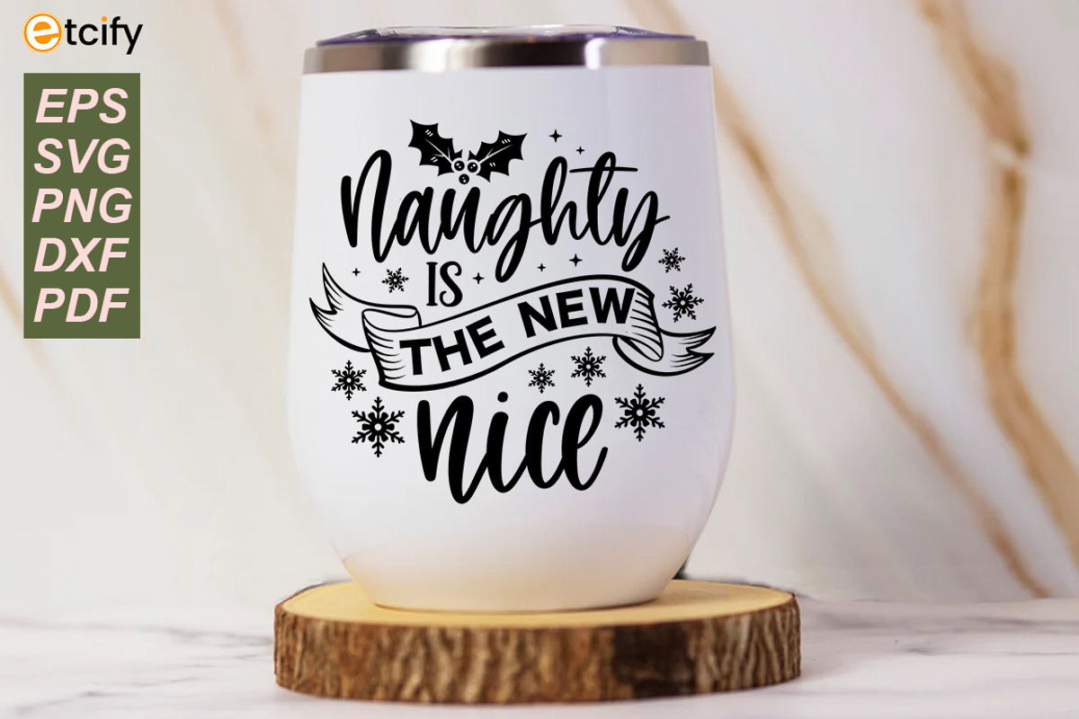 Funny Christmas Wine Glass SVG Bundl, a Pattern Graphic by Etcify (Photo 4 of 4)