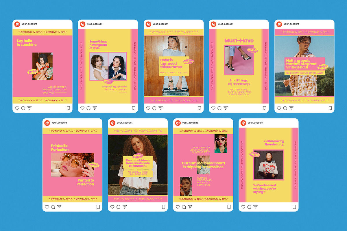 Summer Fashion Instagram Templates, a Social Media Template by Supanium Studio (Photo 4 of 5)