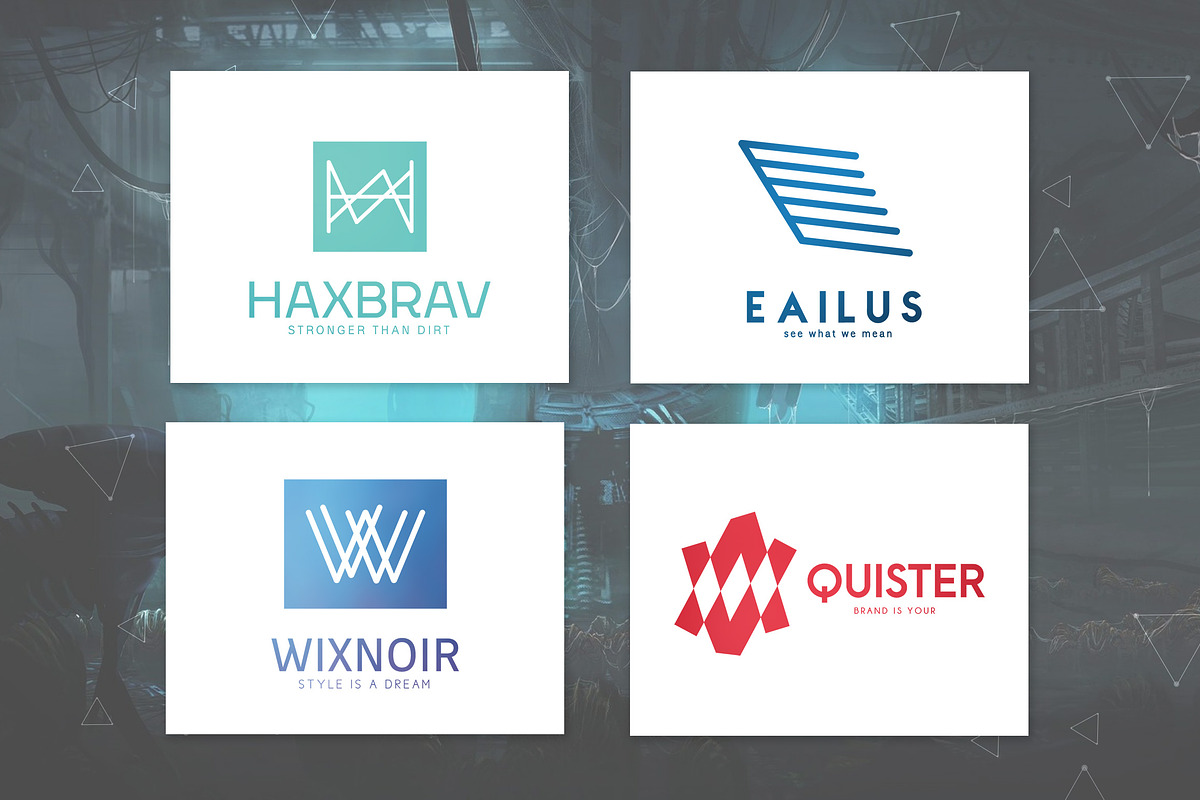 Futuristic & Geometric Logos Bundle, a Branding & Logo Template by AN Productions (Photo 16 of 47)