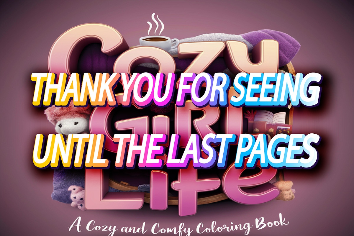 Cozy Girl Life A Cozy & Comfy Color, an Animal Illustration by Printable Design Store (Photo 4 of 4)