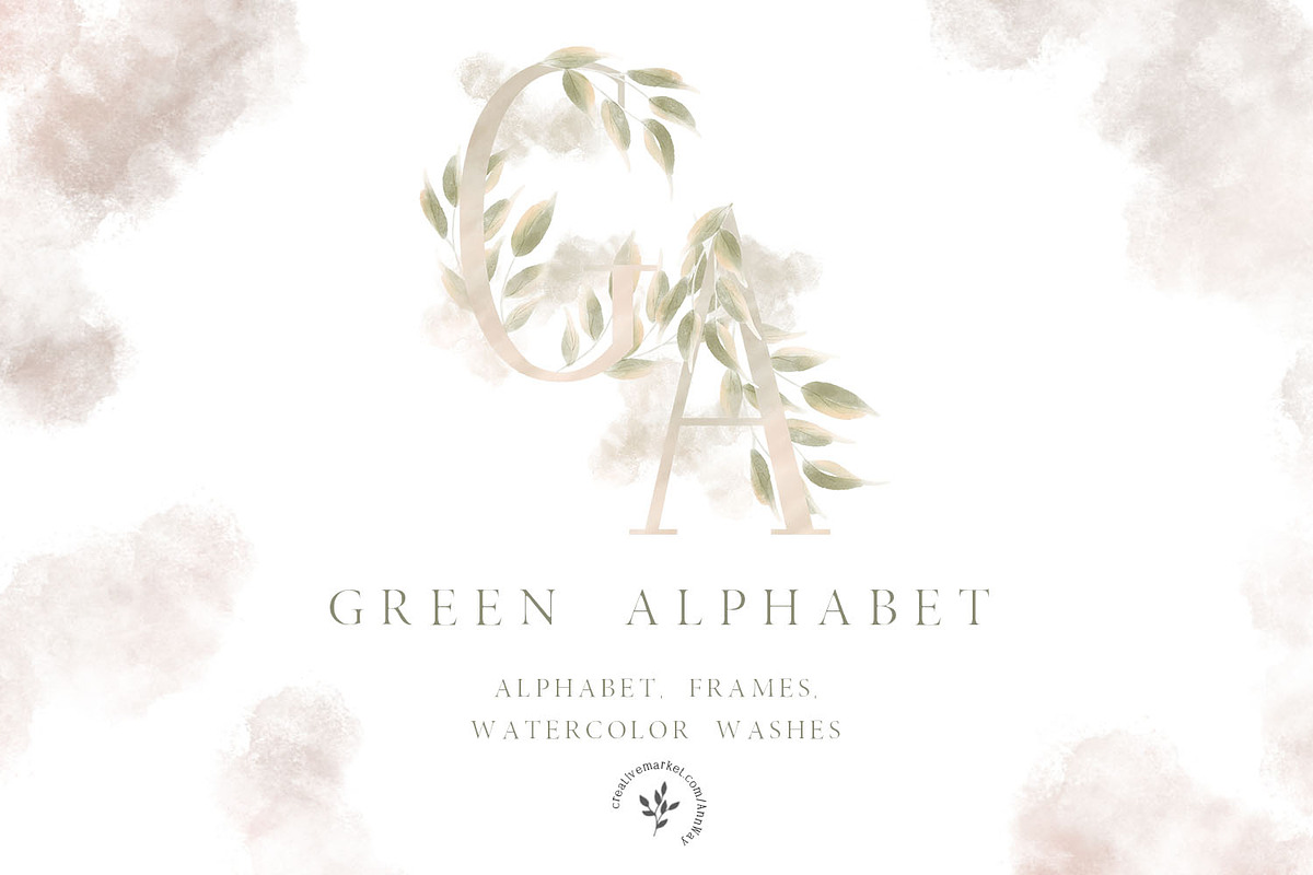 Green Alphabet, an Object Graphic by Blossom (Photo 1 of 6)