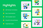 Animated Digital Stack Illustrations, a Technology Illustration by Vectors Market (Thumbnail 2 of 4)