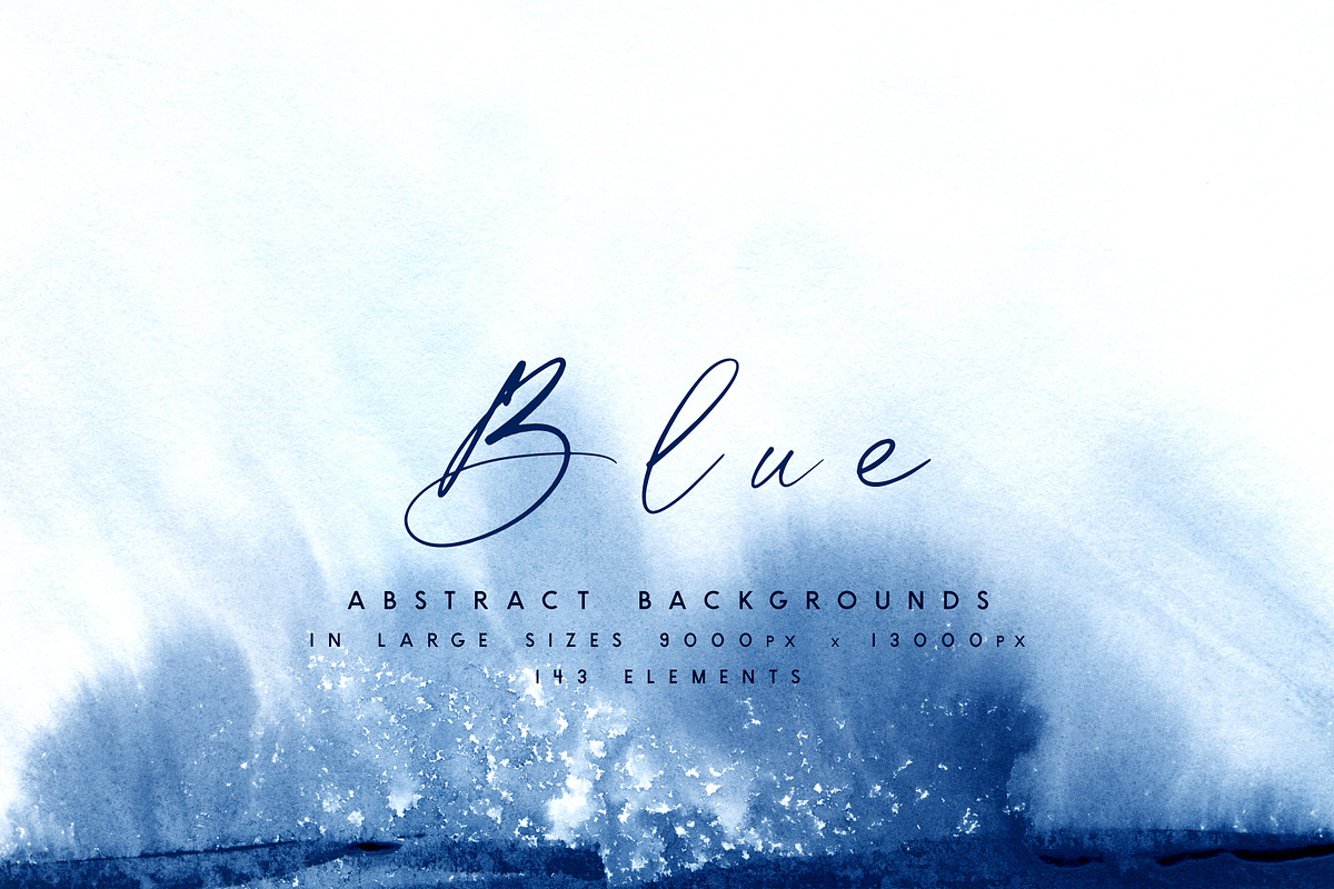Blue watercolor backgrounds, a Texture Graphic by Soffi Sk (Photo 1 of 11)