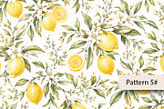 Watercolor Lemon Seamless Pattern, a Pattern Graphic by Villa 11 Estudio (Thumbnail 6 of 8)