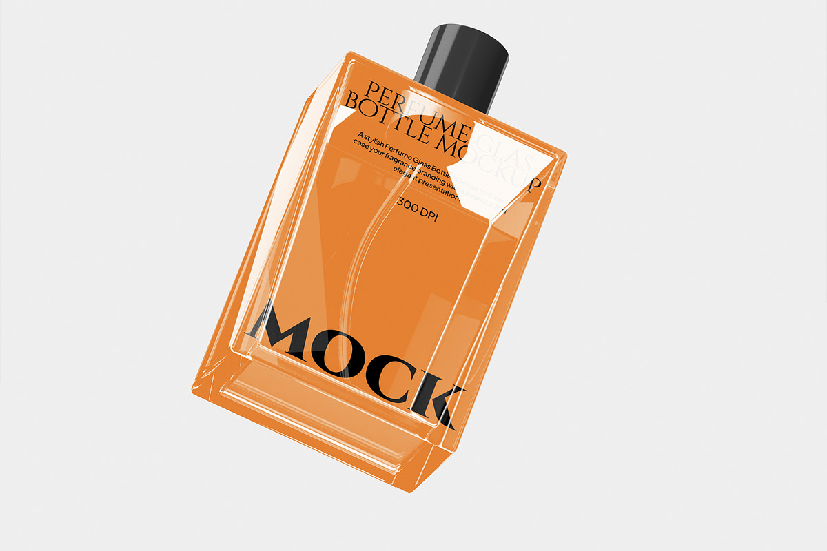 Perfume Glass Bottle Mockup, a Packaging Mockup by Permadi Creative (Photo 4 of 5)