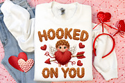 Knitted Hooked Cupid Valentine PNG, an Illustration by Canvas Craft (Thumbnail 4 of 7)