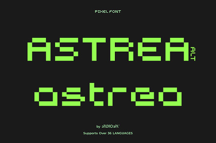 Astrea ALT - 8 Bit Pixel Game Font