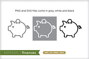 Minimal finances icons, an Outline Icon by Picture Window (Thumbnail 2 of 5)