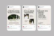 White Minimal Wedding Instagram Post, a Social Media Template by Neermana (Thumbnail 2 of 4)