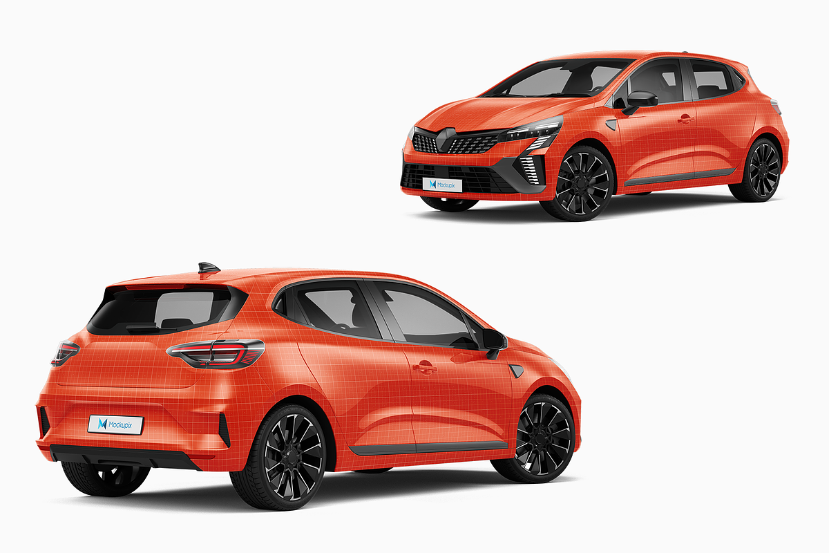 Renault Clio 2024 Car Mockup