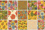 Goovy Banana. Fruit Retro Patterns, a Pattern Graphic by MeadowFox (Thumbnail 7 of 8)
