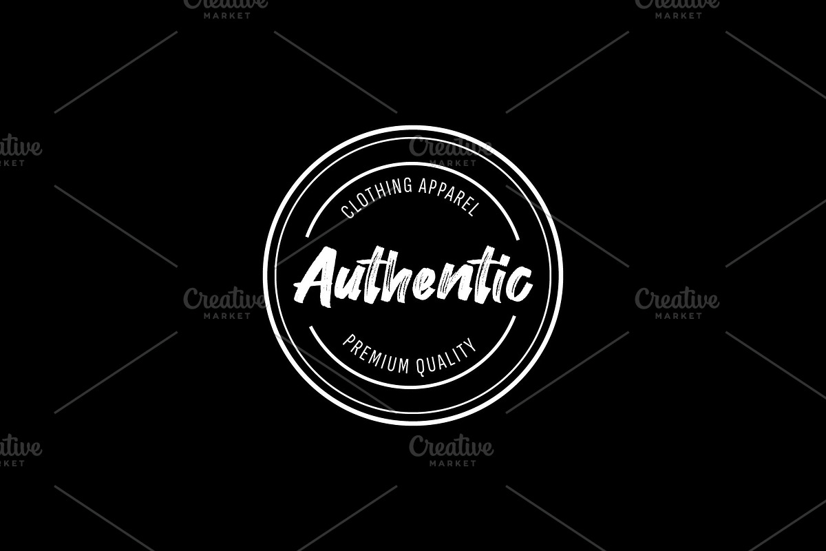 Clothing label logo illustration, a Branding & Logo Template by Dyn Studio