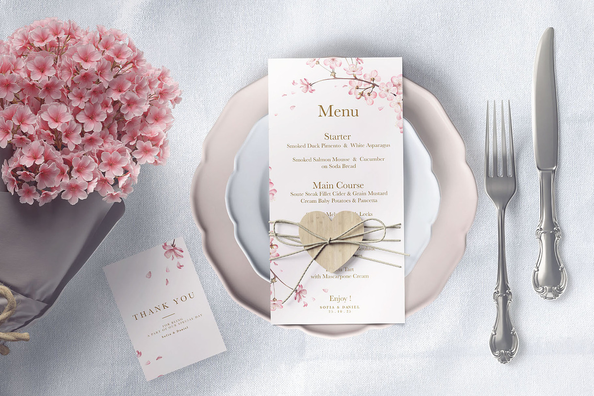Sakura (Wedding Suite), an Invitation Template by EvitePapery (Photo 5 of 7)