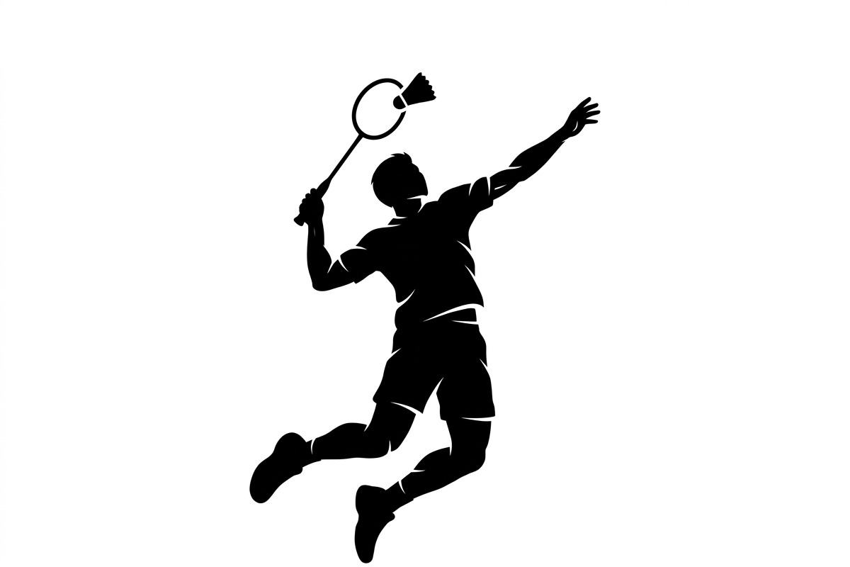 60 Badminton Player Smash Silhouette, a Person Illustration by Amazin_art (Photo 13 of 37)
