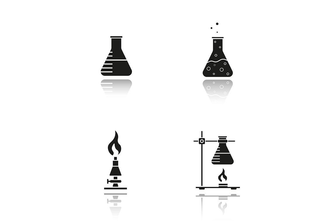 Chemistry lab equipment. Vector, an Icon by IMG Visuals