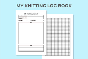 Knitting Info Notebook KDP Interior