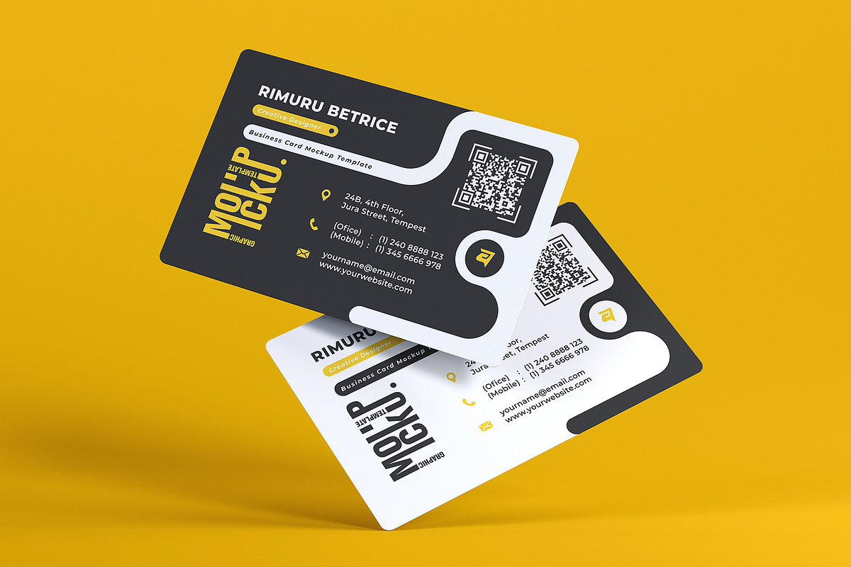 Business Card Mockup Sets, an Advertising Mockup by Artnivora.Std (Photo 4 of 4)