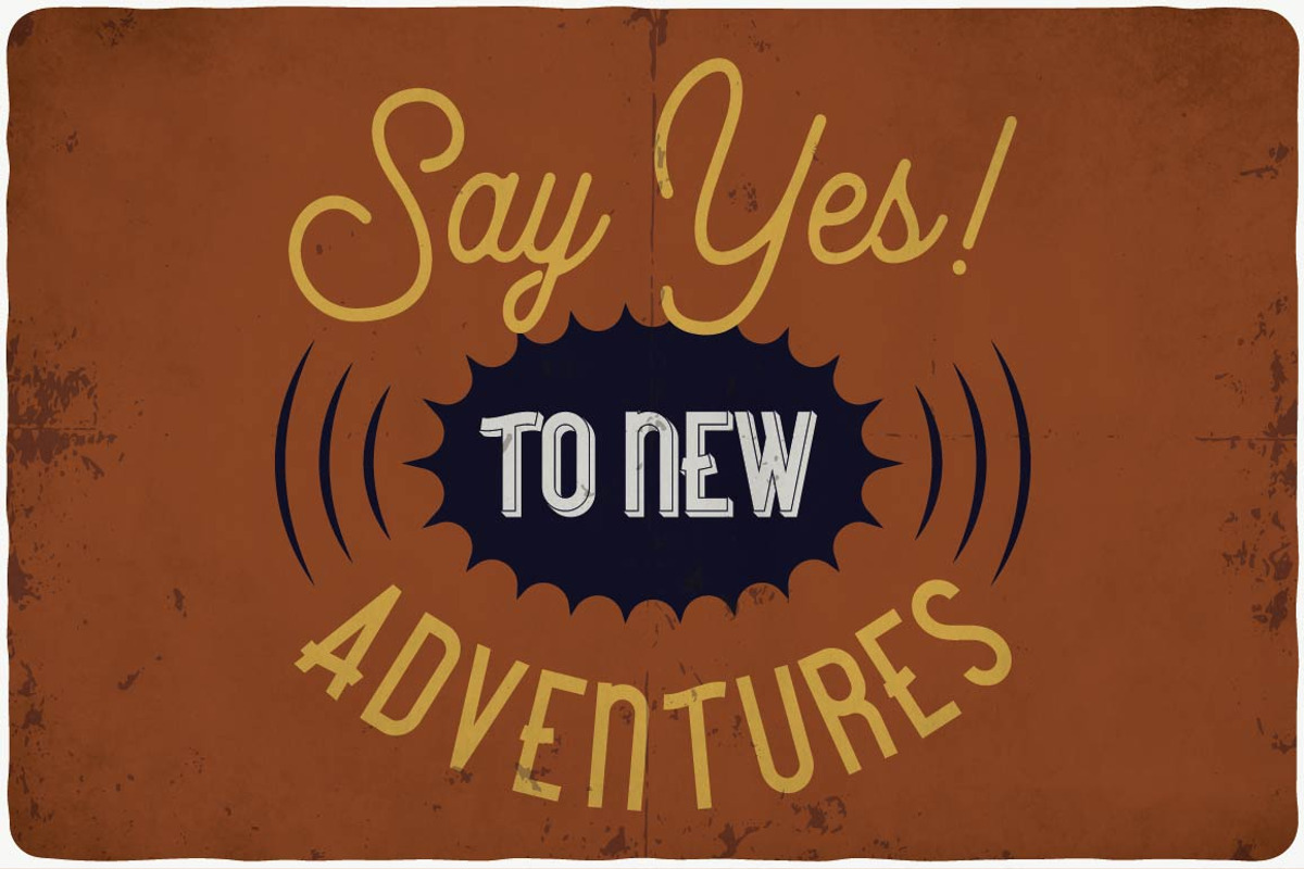 Camping typeface preview 7