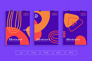 Art Poster - Abstract Organic Shapes, a Brochure Template by Ninos Mandala (Thumbnail 1 of 3)