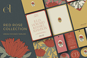 Red Rose | Wedding Stationery, an Invitation Template by Evgeniya Goktas (Thumbnail 8 of 8)