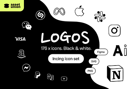 Inking Logos, an Outline Icon by Asset Union