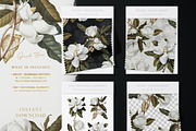 Magnolia Floral Paper Pack, a Pattern Graphic by paper aesthetic (Thumbnail 5 of 8)