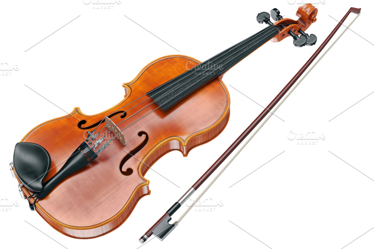 Violin musical equipment, set, an Object Graphic by ARTYuSTUDIO (Photo 3 of 14)