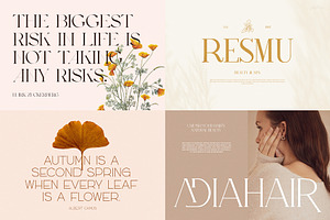 Minimalist Serif Font Bundle