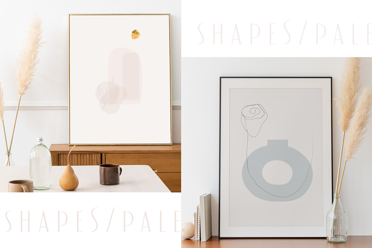 Abstract shapes art collection, a Texture Graphic by Anna Sokol (Photo 3 of 28)