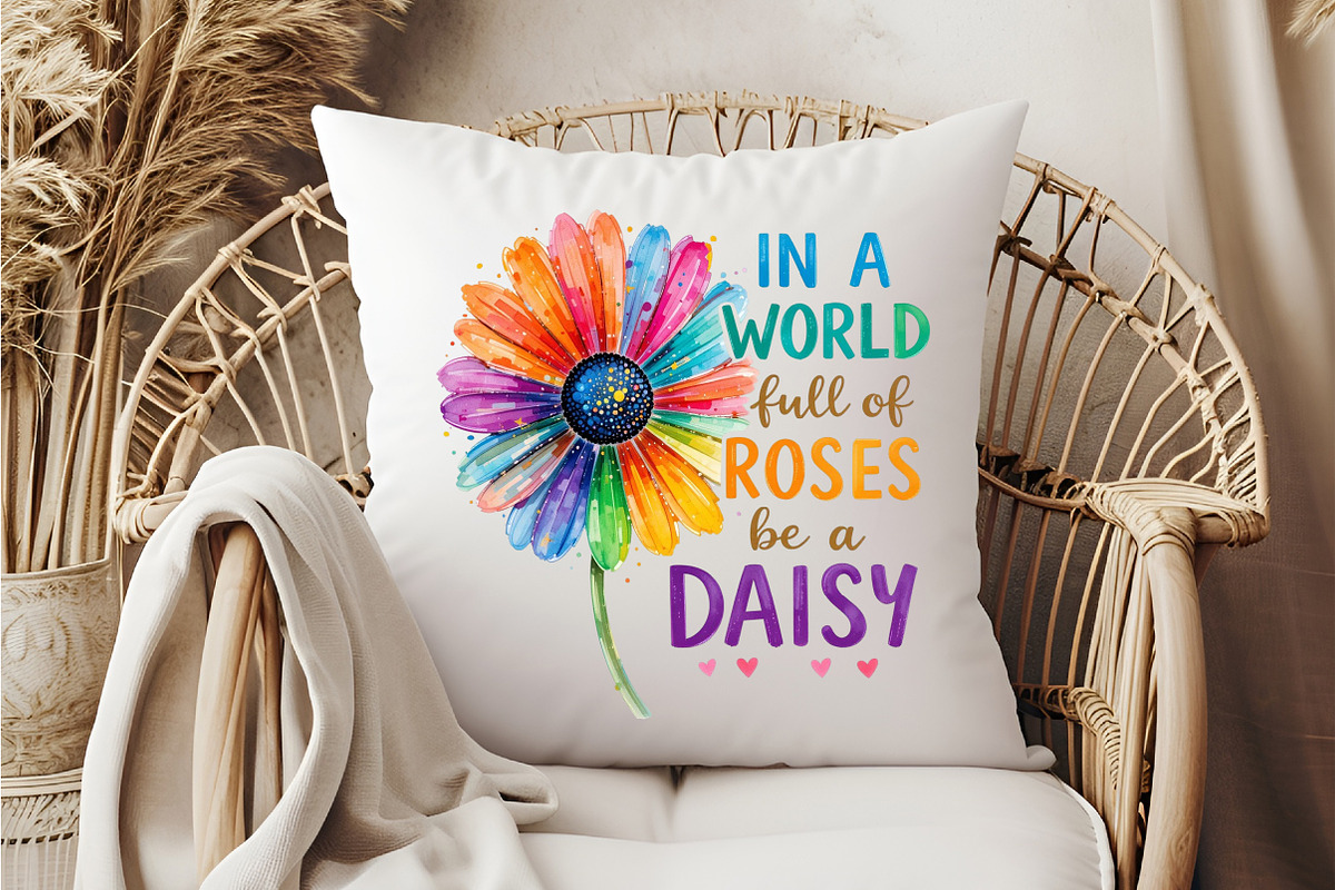 In a World Full of Roses Be a Daisy, an Illustration by DreamCafeArt (Photo 5 of 7)