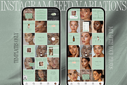CANVA Skincare Instagram Templates, a Social Media Template by Xenié Creative (Thumbnail 3 of 11)