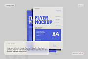 A4 Flyer Poster Mockup, an Advertising Mockup by Toasin Studio (Thumbnail 3 of 7)