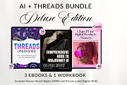 AI + Threads bundle mrr plr books, a Magazine Template by CopertiniStudio (Thumbnail 1 of 10)