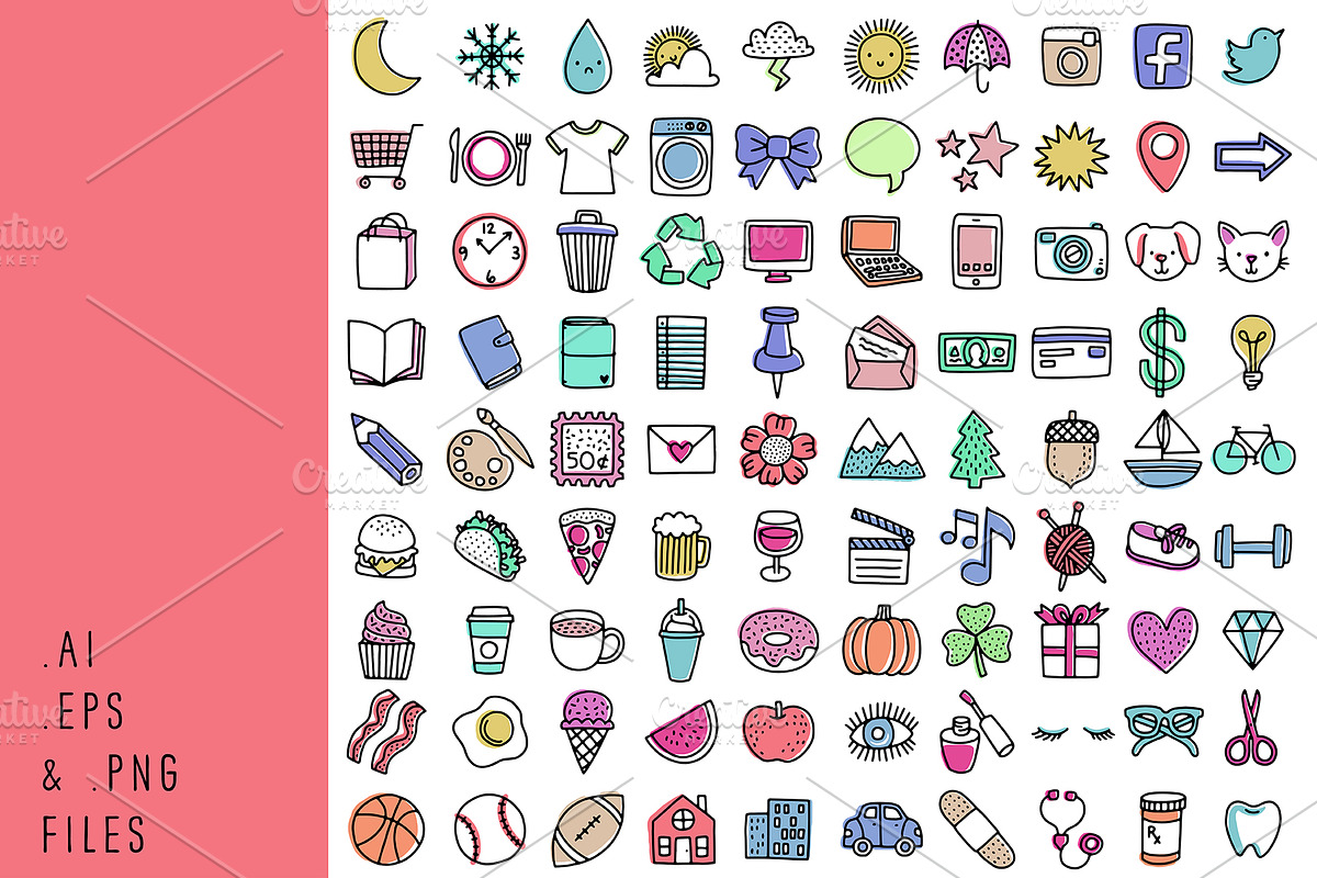 90 Planner Icons | Vector & PNG, an Outline Icon by Kristin Nohe Juchs (Photo 3 of 4)