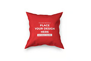 Pillow Cushion Mockup Template Set, a Household Mockup by DesignRushMarket (Thumbnail 5 of 11)