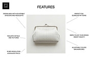 Satin Kiss Lock Purse Mockup PSD, a Household Mockup by 1001 mockups (Thumbnail 2 of 10)