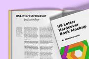 US Letter Hardcover Book Mockup, a Books & Magazine Mockup by Illusiongraphic (Thumbnail 26 of 29)