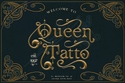 Renaissance Garden - Layered font, a Serif Font by Burntilldead (Thumbnail 5 of 7)