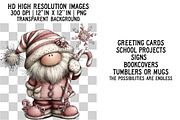 Whimsical Christmas Santa Clipart, an Illustration by Craft Nest (Thumbnail 2 of 6)
