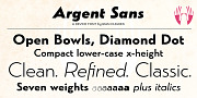Argent, a Sans Serif Font by Device (Thumbnail 3 of 9)