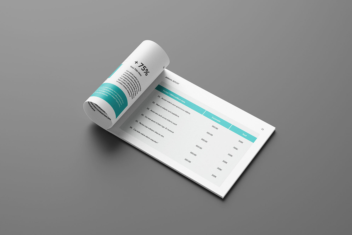 Annual Report Landscape Layout, a Brochure Template by Seeing-art (Photo 6 of 10)
