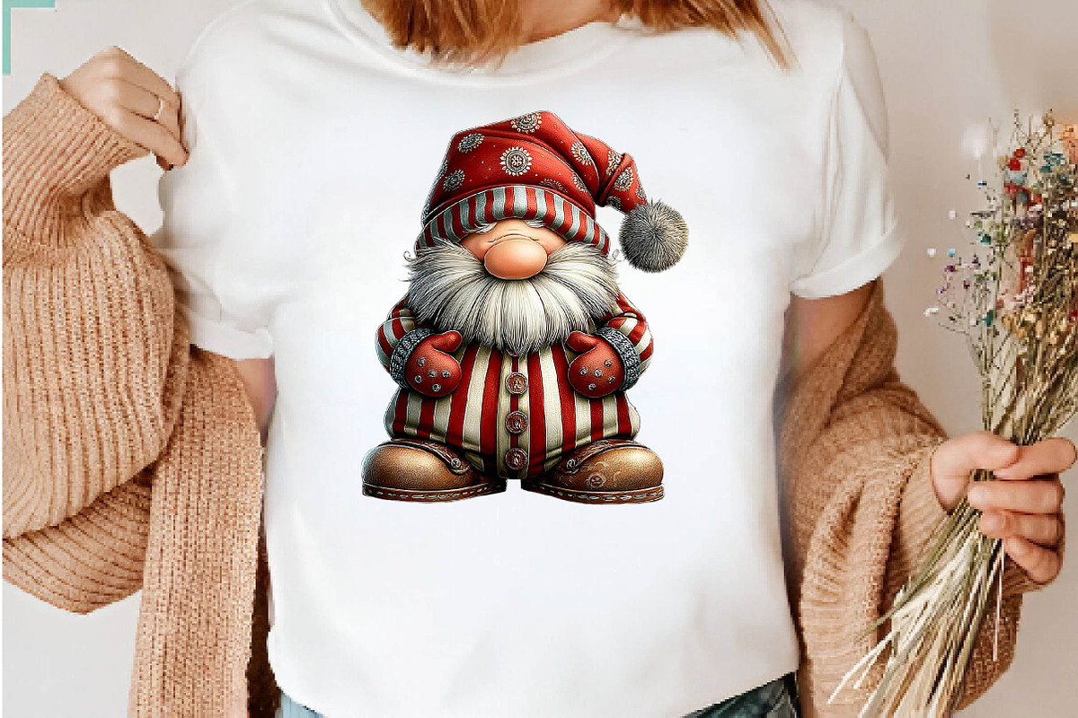 Vintage Santa Claus Striped Santa, a Seasonal Illustration by CreationArt (Photo 6 of 7)