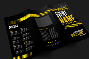 Print-Ready Event Brochure Mockup